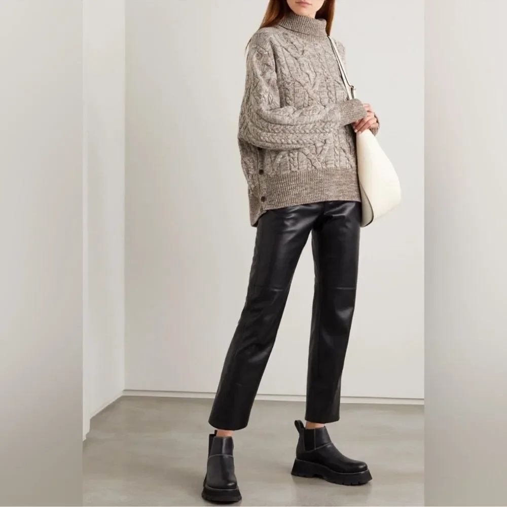 NWT Rag & Bone Nora cable wool turtleneck sweater